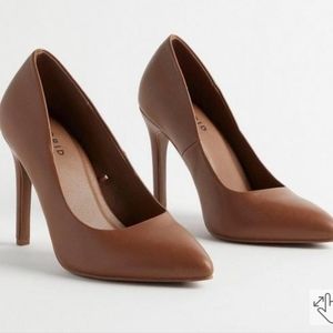 Torrid brown stilettos 8.5ww
